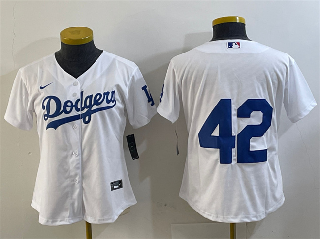 Youth Los Angeles Dodgers #42 Jackie Robinson White With Patch Stitched Baseball Jersey Youth Los Angeles Dodgers #42 Jackie Robinson White With Patch Stitched Baseball Jersey